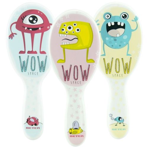 Щетка Beter (Бетер) Wow Space для волос детская, в ассортименте в городе Глобино : цены, характеристики.  - фото №1 Щетка Beter (Бетер) Wow Space для волос детская, в ассортименте в городе Глобино : цены, характеристики.
