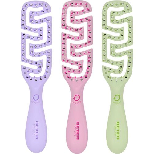 Щетка Beter (Бетер) для волос из переработанного пластика 17,4 см в ассортименте, 1 шт. в городе Глобино : цены, характеристики.  - фото №1 Щетка Beter (Бетер) для волос из переработанного пластика 17,4 см в ассортименте, 1 шт. в городе Глобино : цены, характеристики.