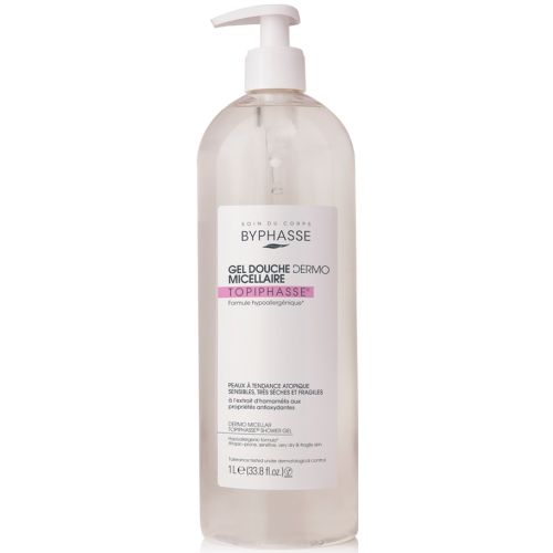 Гель Byphasse (Біфас) для душу міцелярний для шкіри схильної до атопії  1000 мл в місті Чернігів : ціни, характеристика.  - фото №1 Гель Byphasse (Біфас) для душу міцелярний для шкіри схильної до атопії  1000 мл в місті Чернігів : ціни, характеристика.