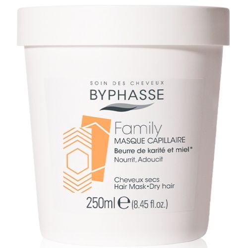 Маска Byphasse (Біфас) для сухого та пошкодженого волосся з Медом і Олією Каріте 250 мл в місті Глобине : ціни, характеристика.  - фото №1 Маска Byphasse (Біфас) для сухого та пошкодженого волосся з Медом і Олією Каріте 250 мл в місті Глобине : ціни, характеристика.
