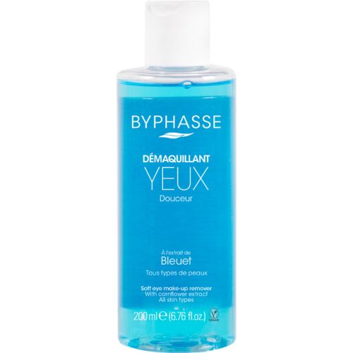Средство для снятия макияжа с глаз Byphasse (Бифас) нежное с экстрактом василька, 200 мл в городе Одесса : цены, характеристики.  - фото №1 Средство для снятия макияжа с глаз Byphasse (Бифас) нежное с экстрактом василька, 200 мл в городе Одесса : цены, характеристики.