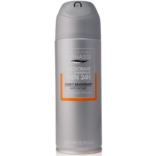 Дезодорант Антиперспирант Byphasse (Бифас) спрей для мужчин Fanky Savannah 200 мл в городе Канев : цены, характеристики.  - фото №1 Дезодорант Антиперспирант Byphasse (Бифас) спрей для мужчин Fanky Savannah 200 мл в городе Канев : цены, характеристики.
