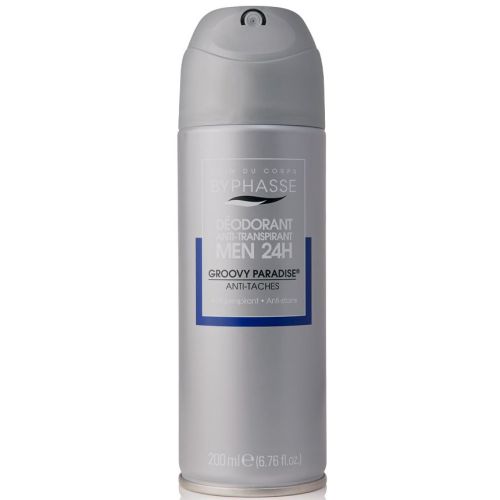Дезодорант Антиперспирант Byphasse (Бифас) спрей для мужчин Groovy Paradise 200 мл в городе Канев : цены, характеристики.  - фото №1 Дезодорант Антиперспирант Byphasse (Бифас) спрей для мужчин Groovy Paradise 200 мл в городе Канев : цены, характеристики.