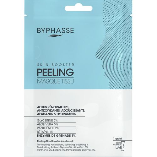 Маска-бустер Byphasse (Бифас) тканевая для пилинга кожи лица, 18 мл в городе Одесса : цены, характеристики.  - фото №1 Маска-бустер Byphasse (Бифас) тканевая для пилинга кожи лица, 18 мл в городе Одесса : цены, характеристики.