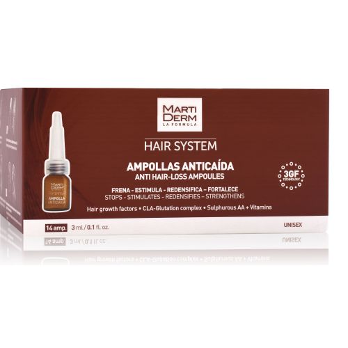 Ампулы Martiderm (Мартидерм) от выпадения волос 3 мл №14 недорого - фото №1 Ампулы Martiderm (Мартидерм) от выпадения волос 3 мл №14 недорого