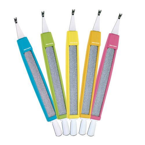 Триммер Beter (Бетер) для удаления кутикулы тройного действия, в ассортименте в городе Первомайск : цены, характеристики.  - фото №1 Триммер Beter (Бетер) для удаления кутикулы тройного действия, в ассортименте в городе Первомайск : цены, характеристики.