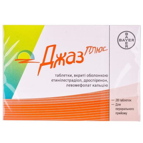 Джаз Плюс таблетки №28  в Києві : ціни, характеристика.  - фото №1 Джаз Плюс таблетки №28  в Києві : ціни, характеристика.