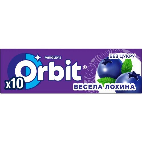 Жувальна гумка Orbit White без цукру Весела лохина, 14 г в місті Львів : ціни, характеристика.  - фото №1 Жувальна гумка Orbit White без цукру Весела лохина, 14 г в місті Львів : ціни, характеристика.