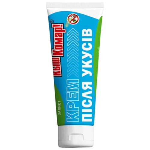 Крем после укусов насекомых Кыш-Комар в тубе по 25 мл в городе Софиевка : цены, характеристики.  - фото №1 Крем после укусов насекомых Кыш-Комар в тубе по 25 мл в городе Софиевка : цены, характеристики.