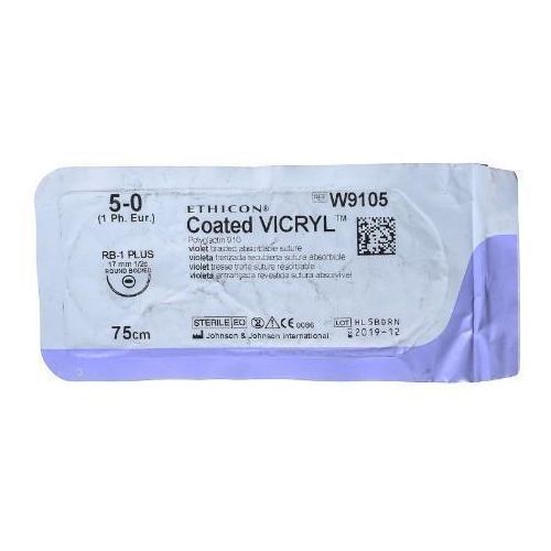 Вікрил 5 колюча голка 14 мм 75 см незафарбована W9105 в місті Вишгород : ціни, характеристика.  - фото №1 Вікрил 5 колюча голка 14 мм 75 см незафарбована W9105 в місті Вишгород : ціни, характеристика.