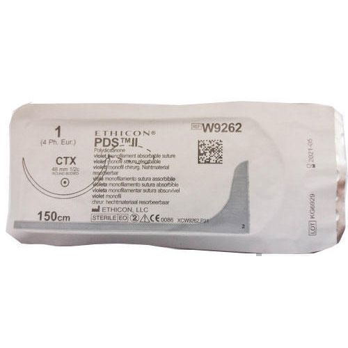 Шовный материал PDS-II  р.1  (1/2 круга) колющая иголка 48 мм 150 см W9262 в городе Харьков : цены, характеристики.  - фото №1 Шовный материал PDS-II  р.1  (1/2 круга) колющая иголка 48 мм 150 см W9262 в городе Харьков : цены, характеристики.