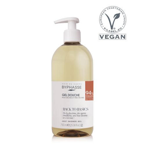 Гель для душу Byphasse (Біфас) Back to Basics для сухої й дуже сухої шкіри (помпа) 750 мл в місті Чернігів : ціни, характеристика.  - фото №1 Гель для душу Byphasse (Біфас) Back to Basics для сухої й дуже сухої шкіри (помпа) 750 мл в місті Чернігів : ціни, характеристика.