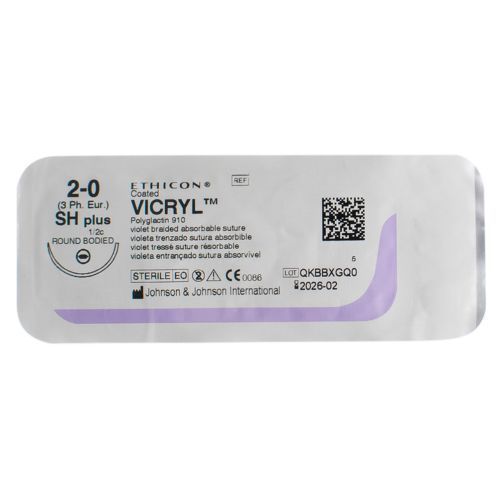 Вікрил USP 2-0 (1/2 кола) колюча голка 30 мм 75 см BX108 в місті Канів : ціни, характеристика.  - фото №1 Вікрил USP 2-0 (1/2 кола) колюча голка 30 мм 75 см BX108 в місті Канів : ціни, характеристика.