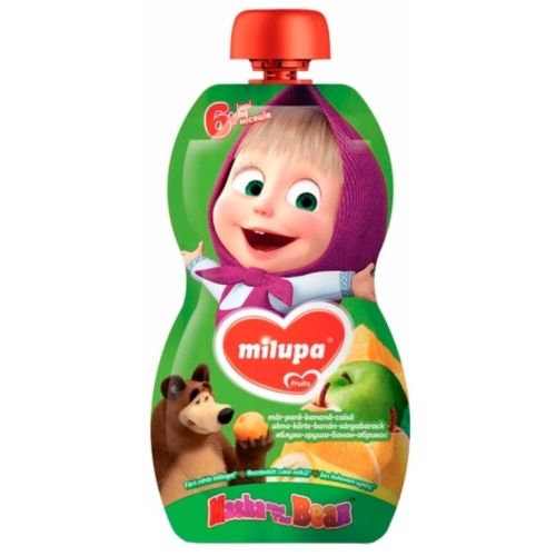 Пюре Milupa Маша і Ведмідь груша банан абрикос 100 г в інтернет-аптеці - фото №1 Пюре Milupa Маша і Ведмідь груша банан абрикос 100 г в інтернет-аптеці