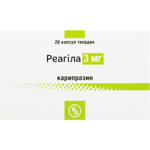 Реагіла 3 мг капсули №28 в місті Глобине : ціни, характеристика.  - фото №1 Реагіла 3 мг капсули №28 в місті Глобине : ціни, характеристика.