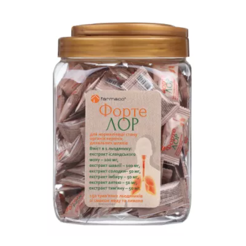 Льодяники Форте Лор зі смаком меду та лимону №150 в місті Запоріжжя : ціни, характеристика.  - фото №1 Льодяники Форте Лор зі смаком меду та лимону №150 в місті Запоріжжя : ціни, характеристика.