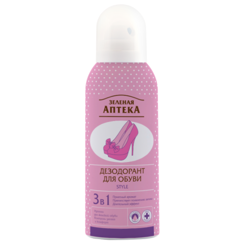 Дезодорант Зелена Аптека Style для взуття 150 мл в місті Глобине : ціни, характеристика.  - фото №1 Дезодорант Зелена Аптека Style для взуття 150 мл в місті Глобине : ціни, характеристика.