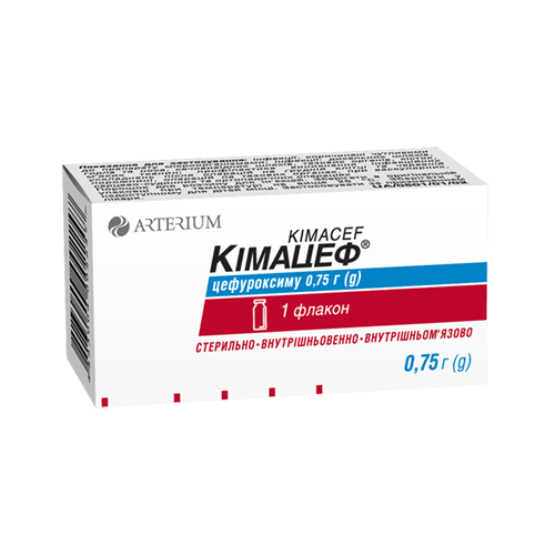 Кимацеф 0,75 г порошок для раствора флакон №1   в городе Рахов : цены, характеристики.  - фото №1 Кимацеф 0,75 г порошок для раствора флакон №1   в городе Рахов : цены, характеристики.