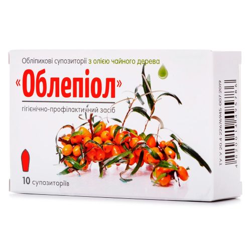 Облепиол с маслом чайного дерева суппозитории №10 в городе Глобино : цены, характеристики.  - фото №1 Облепиол с маслом чайного дерева суппозитории №10 в городе Глобино : цены, характеристики.