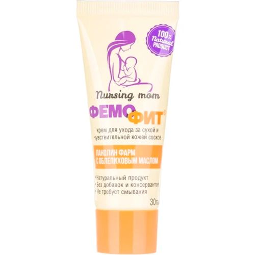 Крем Фемофит для сосков с облепиховым маслом 30 мл в городе Богородчаны : цены, характеристики.  - фото №1 Крем Фемофит для сосков с облепиховым маслом 30 мл в городе Богородчаны : цены, характеристики.
