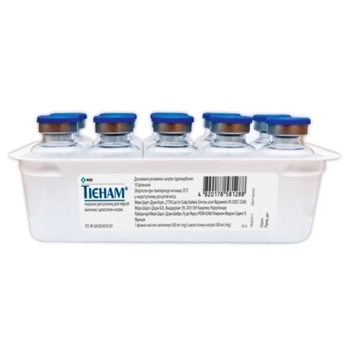 Тієнам порошок для інфузій №10  в місті Первомайськ : ціни, характеристика.  - фото №1 Тієнам порошок для інфузій №10  в місті Первомайськ : ціни, характеристика.