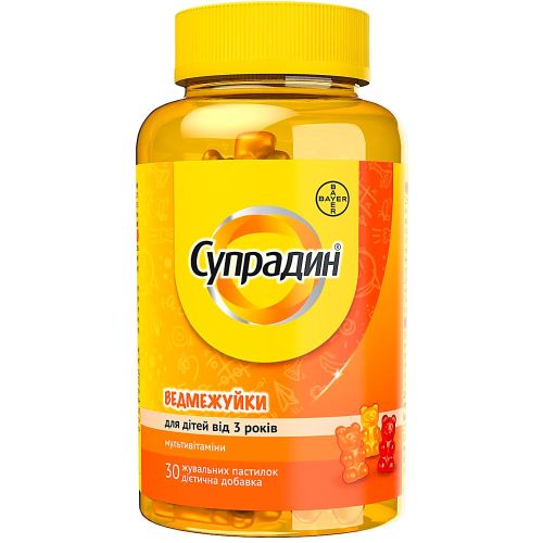 Супрадин Ведмежуйки пастилки жувальні №30 ADD - фото №1 Супрадин Ведмежуйки пастилки жувальні №30 ADD