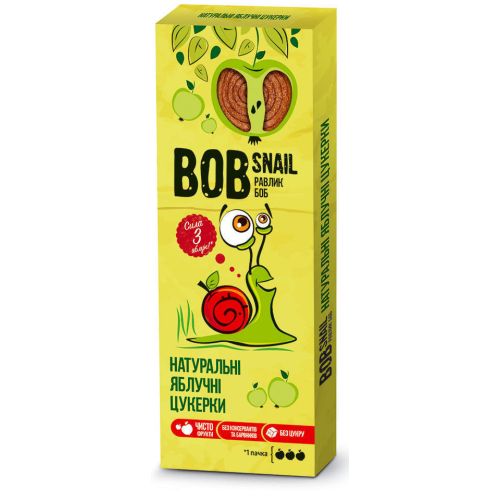 Конфеты Улитка Боб Яблоко 30 г в городе Сквира : цены, характеристики. - фото №1 Конфеты Улитка Боб Яблоко 30 г в городе Сквира : цены, характеристики.