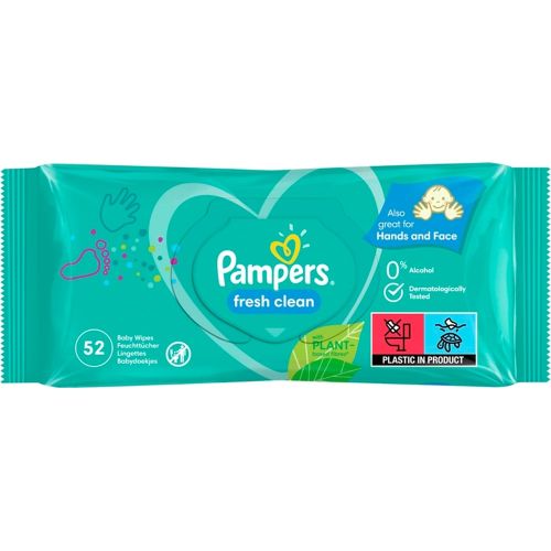 Серветки вологі Pampers Fresh Clean, 52 шт. в місті Луцьк : ціни, характеристика.  - фото №1 Серветки вологі Pampers Fresh Clean, 52 шт. в місті Луцьк : ціни, характеристика.
