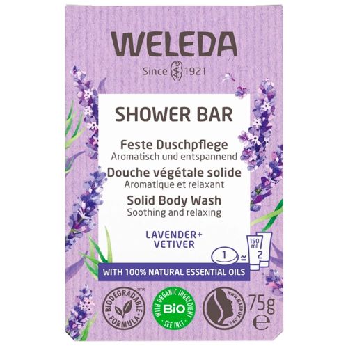 Мило для душу Weleda (Веледа) Твердий арома-бар Лаванда та Ветівер 75 г в місті Вишгород : ціни, характеристика.  - фото №1 Мило для душу Weleda (Веледа) Твердий арома-бар Лаванда та Ветівер 75 г в місті Вишгород : ціни, характеристика.
