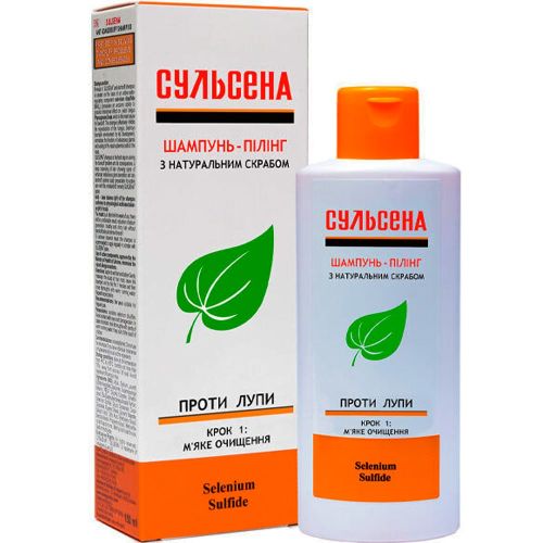 Шампунь-пилинг Сульсена с натуральным скрабом 150 мл в городе Вышгород : цены, характеристики.  - фото №1 Шампунь-пилинг Сульсена с натуральным скрабом 150 мл в городе Вышгород : цены, характеристики.