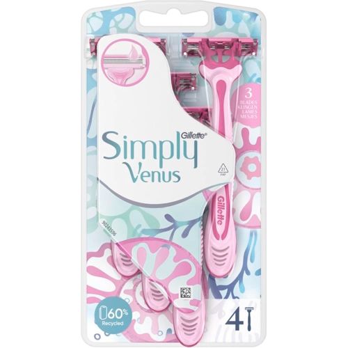 Станок Gillette Simply Venus одноразовий №4 недорого - фото №1 Станок Gillette Simply Venus одноразовий №4 недорого