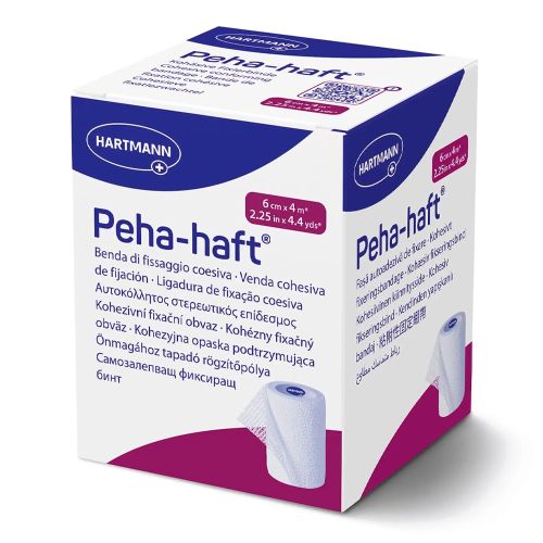 Бинт когезивный Peha-haft фиксирующий 6 см х 4 м №1 в городе Софиевка : цены, характеристики.  - фото №1 Бинт когезивный Peha-haft фиксирующий 6 см х 4 м №1 в городе Софиевка : цены, характеристики.