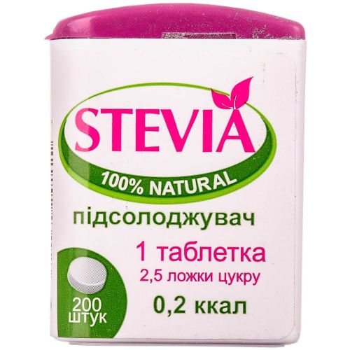 Стевія Фліп Топ таблетки №200 в місті Львів : ціни, характеристика.  - фото №1 Стевія Фліп Топ таблетки №200 в місті Львів : ціни, характеристика.