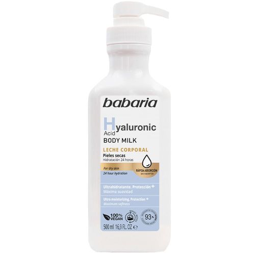 Молочко Babaria (Бабария) для тела с гиалуроновой кислотой 500 мл в городе Рахов : цены, характеристики.  - фото №1 Молочко Babaria (Бабария) для тела с гиалуроновой кислотой 500 мл в городе Рахов : цены, характеристики.