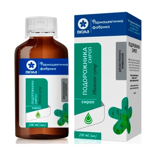 Подорожника сироп 200 мл в місті Перещепине : ціни, характеристика.  - фото №1 Подорожника сироп 200 мл в місті Перещепине : ціни, характеристика.