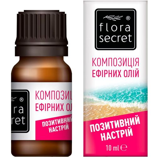 Суміш ефірних олій Flora Secret Позитивний настрій 10 мл замовити - фото №1 Суміш ефірних олій Flora Secret Позитивний настрій 10 мл замовити