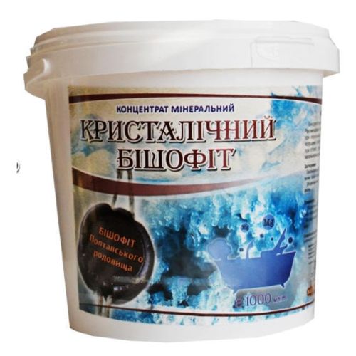 Бішофіт Полтавський Кристалічний концентрат 1000 мл в місті Богородчани : ціни, характеристика.  - фото №1 Бішофіт Полтавський Кристалічний концентрат 1000 мл в місті Богородчани : ціни, характеристика.