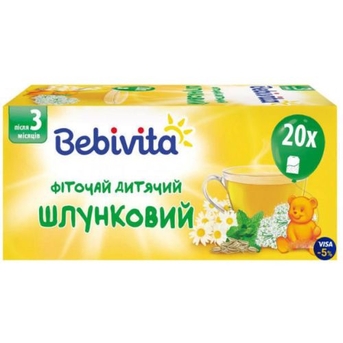 Фіточай Bebivita 012-У дитячий шлунковий 30 г в місті Глобине : ціни, характеристика.  - фото №1 Фіточай Bebivita 012-У дитячий шлунковий 30 г в місті Глобине : ціни, характеристика.