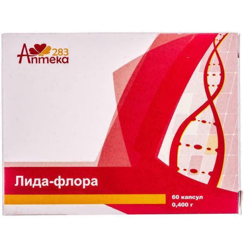 Ліда-Флора капсули №60 в аптеці - фото №1 Ліда-Флора капсули №60 в аптеці