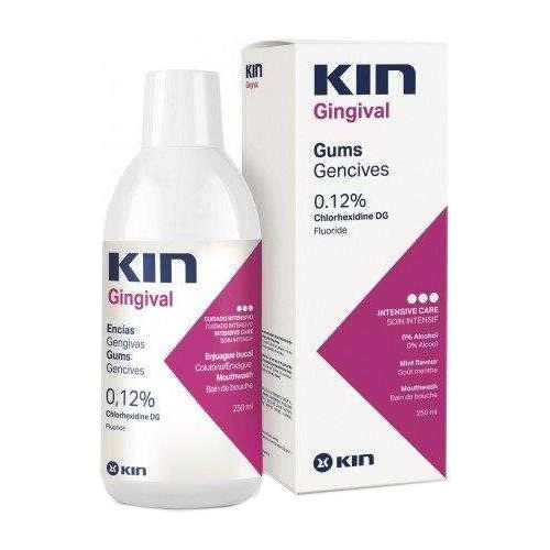 Ополіскувач Кін (Kin) Gingival для ротової порожнини проти зубного нальоту з хлоргексидином 0,12% 250 мл в місті Вишгород : ціни, характеристика.  - фото №1 Ополіскувач Кін (Kin) Gingival для ротової порожнини проти зубного нальоту з хлоргексидином 0,12% 250 мл в місті Вишгород : ціни, характеристика.