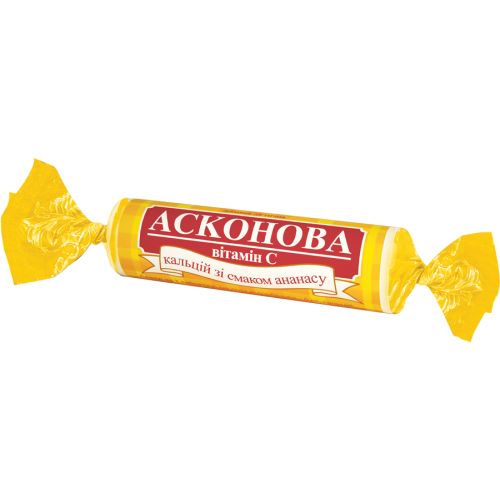 Асконова Кальцій зі смаком ананасу таблетки жувальні №10 в місті Софіївка : ціни, характеристика.  - фото №1 Асконова Кальцій зі смаком ананасу таблетки жувальні №10 в місті Софіївка : ціни, характеристика.