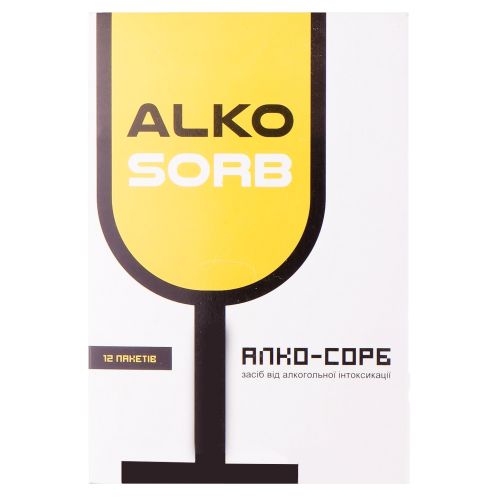 Алко-сорб 9 мг саше №12 замовити - фото №1 Алко-сорб 9 мг саше №12 замовити