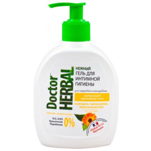 Гель Dr Herbal для интимной гигиены Календула и чайное дерево 300 мл в городе Богородчаны : цены, характеристики.  - фото №1 Гель Dr Herbal для интимной гигиены Календула и чайное дерево 300 мл в городе Богородчаны : цены, характеристики.