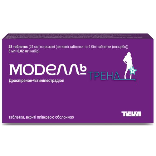 Моделль Тренд таблетки №28 в інтернет-аптеці - фото №1 Моделль Тренд таблетки №28 в інтернет-аптеці