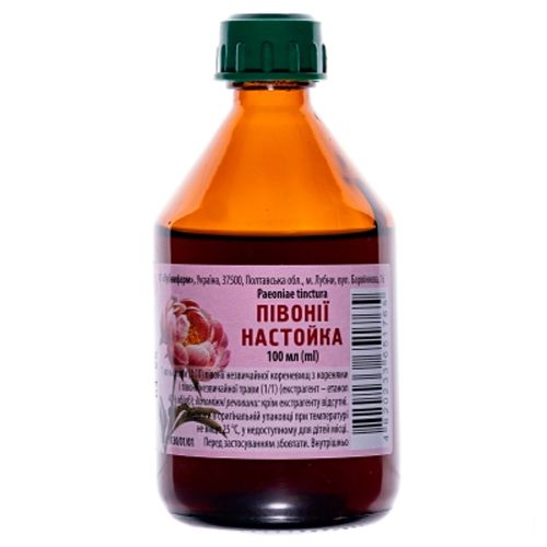 Пиона настойка 100 мл в городе Глобино : цены, характеристики.  - фото №1 Пиона настойка 100 мл в городе Глобино : цены, характеристики.