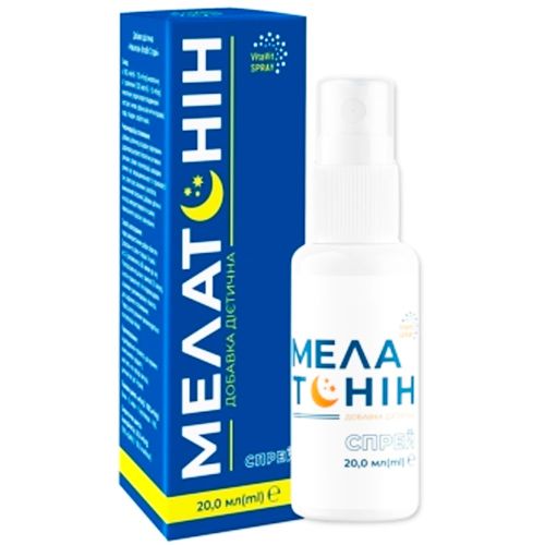 Мелатонін ВітаВіт спрей 20 мл в місті Хмельницький : ціни, характеристика.  - фото №1 Мелатонін ВітаВіт спрей 20 мл в місті Хмельницький : ціни, характеристика.