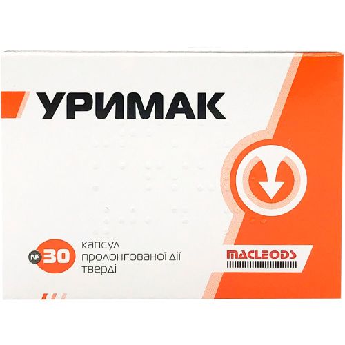 Уримак 0,4 мг капсулы №30 в городе Вышгород : цены, характеристики.  - фото №1 Уримак 0,4 мг капсулы №30 в городе Вышгород : цены, характеристики.
