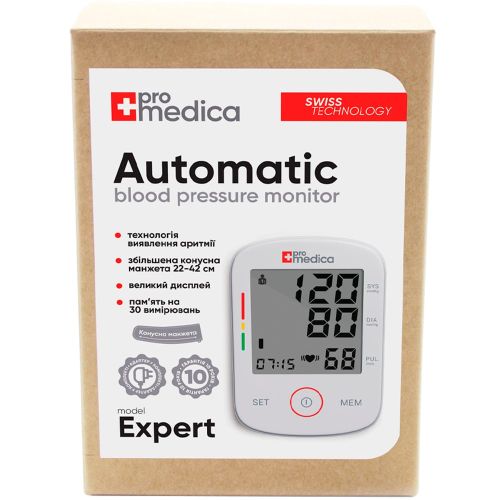 Тонометр ProMedica Expert автомат в городе Львов : цены, характеристики.  - фото №1 Тонометр ProMedica Expert автомат в городе Львов : цены, характеристики.