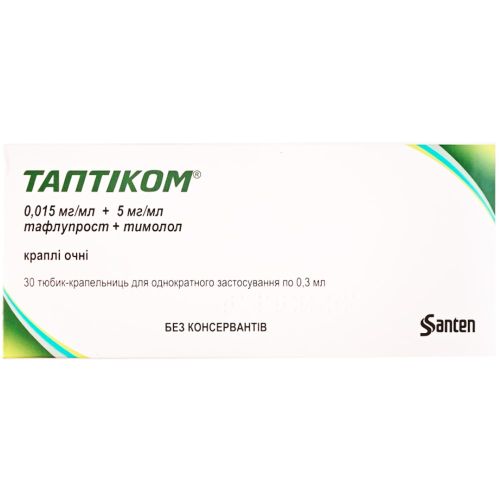Таптиком капли глазные тюбик-капельница 0,3 мл №30 в городе Березань : цены, характеристики.  - фото №1 Таптиком капли глазные тюбик-капельница 0,3 мл №30 в городе Березань : цены, характеристики.