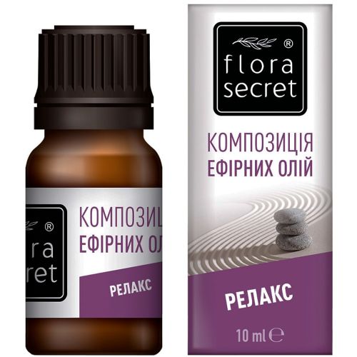 Суміш ефірних олій Flora Secret Релакс 10 мл ціна - фото №1 Суміш ефірних олій Flora Secret Релакс 10 мл ціна